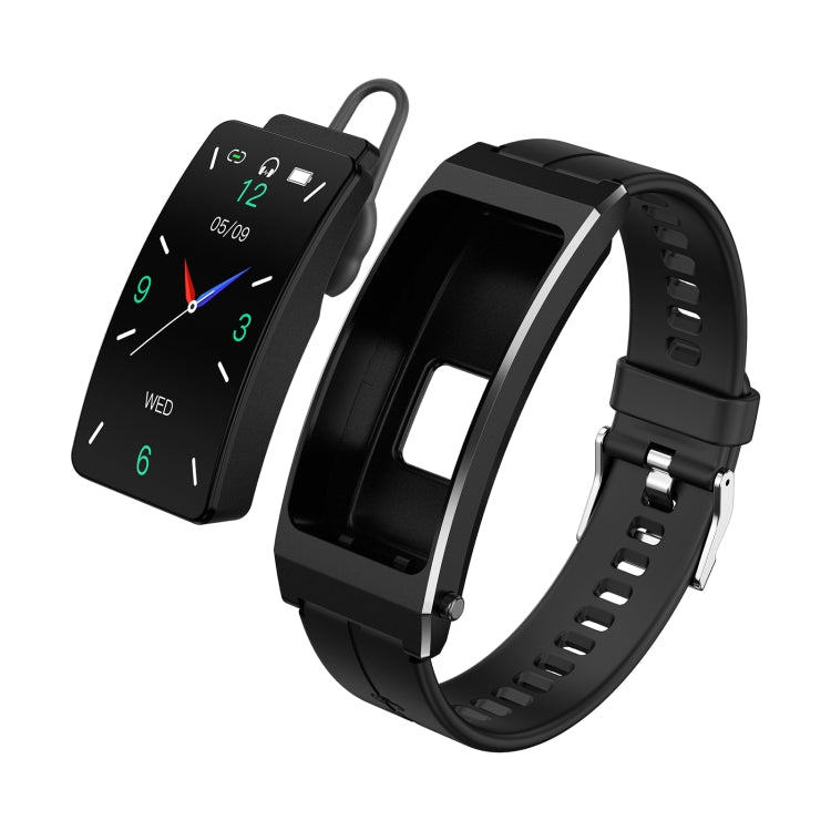 K13S 1.14 inch TFT Screen Silicone Strap Smart Calling Bracelet Supports Sleep Management/Blood Oxygen Monitoring(Black) - Smart Wristbands by PMC TechLife | Online Shopping South Africa | PMC TechLife | Buy Now Pay Later Mobicred