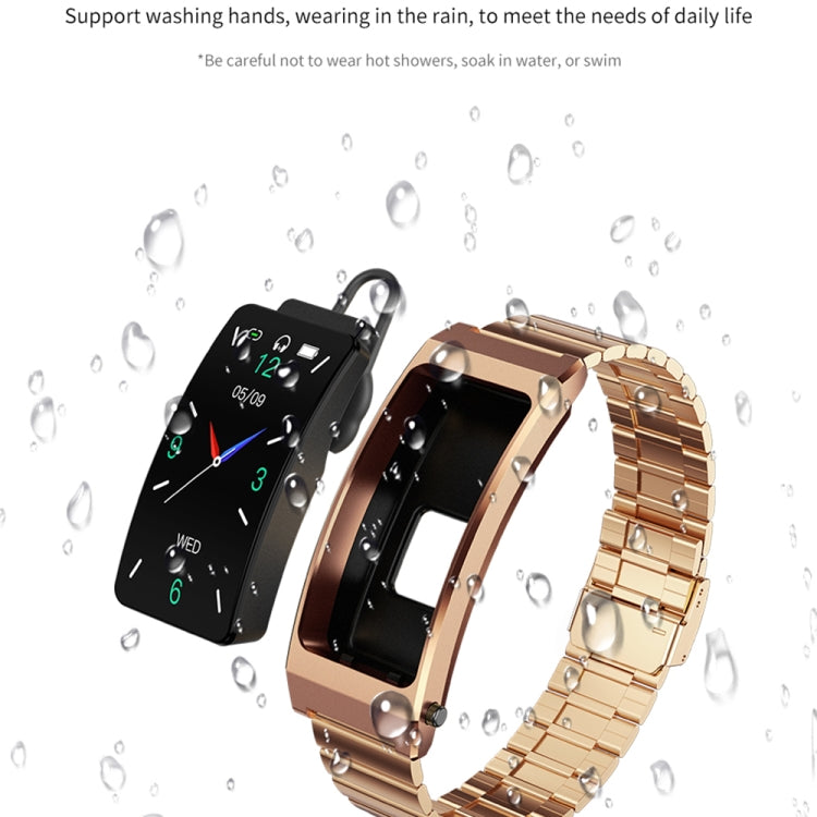 K13S 1.14 inch TFT Screen Silicone Strap Smart Calling Bracelet Supports Sleep Management/Blood Oxygen Monitoring(Black) - Smart Wristbands by PMC TechLife | Online Shopping South Africa | PMC TechLife | Buy Now Pay Later Mobicred