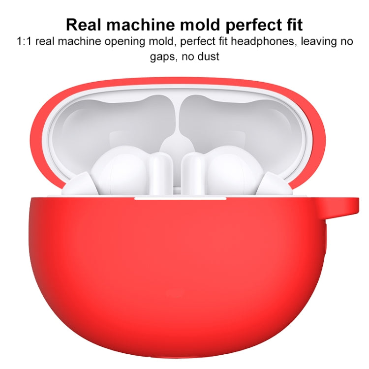 For Xiaomi Redmi Buds 4 Active Shockproof Silicone Earphone Protective Case with Hook(Black) - Xiaomi Earphone Case by PMC TechLife | Online Shopping South Africa | PMC TechLife