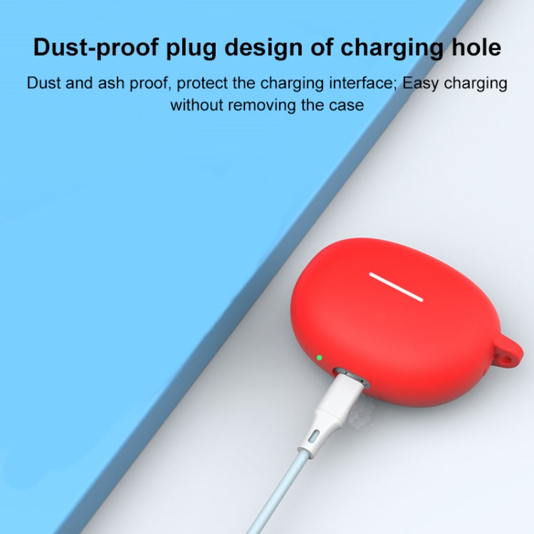 For Xiaomi Redmi Buds 4 Active Shockproof Silicone Earphone Protective Case with Hook(Green) - Xiaomi Earphone Case by PMC TechLife | Online Shopping South Africa | PMC TechLife