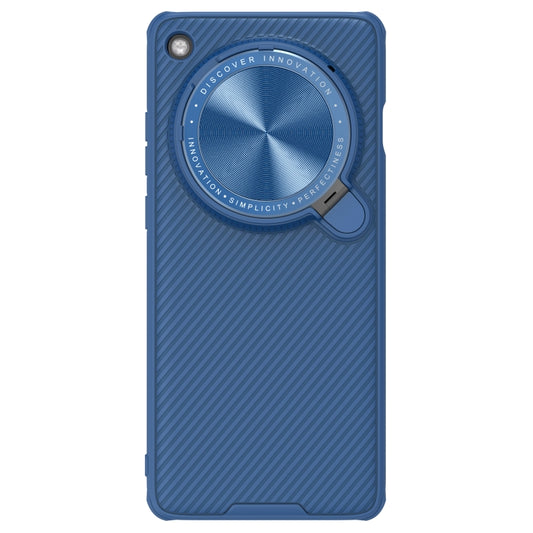 For OPPO Find X7 Ultra NILLKIN Black Mirror Prop CD Texture Mirror Phone Case(Blue) - Find X7 Ultra Cases by NILLKIN | Online Shopping South Africa | PMC Jewellery