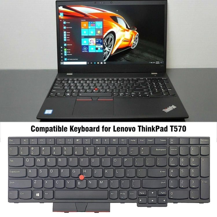 For Lenovo ThinkPad T570 Laptop Keyboard - Lenovo Spare Parts by PMC Jewellery | Online Shopping South Africa | PMC Jewellery