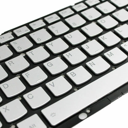 For Lenovo Yoga 900S-12ISK US Version Laptop Keyboard(Silver) - Lenovo Spare Parts by PMC Jewellery | Online Shopping South Africa | PMC Jewellery