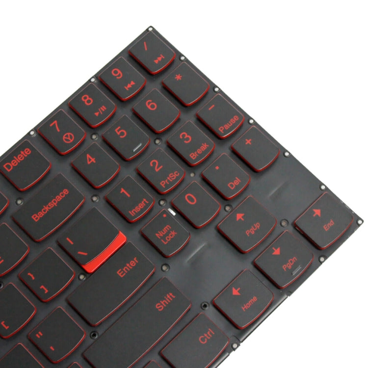 For Lenovo Y520 US Version Backlight Laptop Keyboard(Red Word) - Lenovo Spare Parts by PMC Jewellery | Online Shopping South Africa | PMC Jewellery