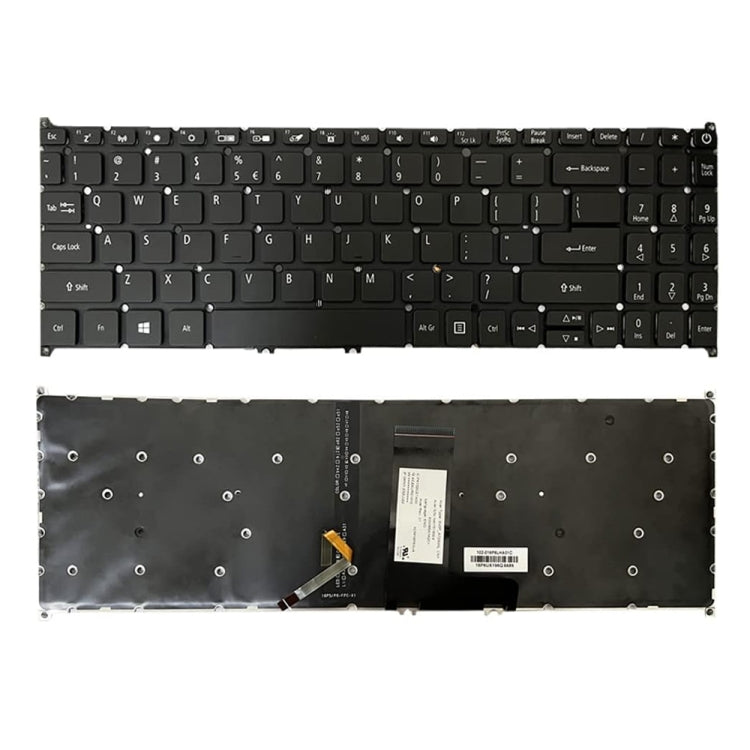 For Acer Swift 3 SF315-51 US Version Backlight Laptop Keyboard - Replacement Keyboards by PMC Jewellery | Online Shopping South Africa | PMC Jewellery