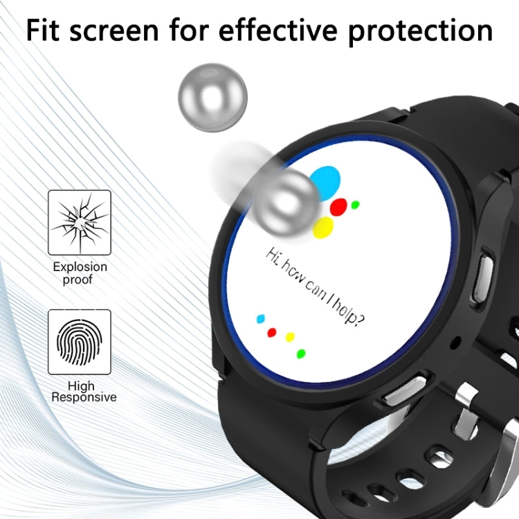 For Samsung Galaxy Watch 6 44mm Half-inclusive PC Watch Protective Case(White) - Watch Cases by PMC TechLife | Online Shopping South Africa | PMC TechLife