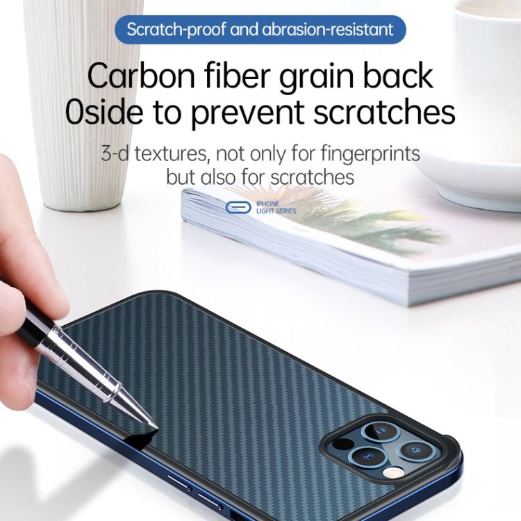 For iPhone 13 Pro SULADA Luxury 3D Carbon Fiber Textured Metal + TPU Frame Phone Case(Dark Green) - iPhone 13 Pro Cases by SULADA | Online Shopping South Africa | PMC TechLife | Buy Now Pay Later Mobicred