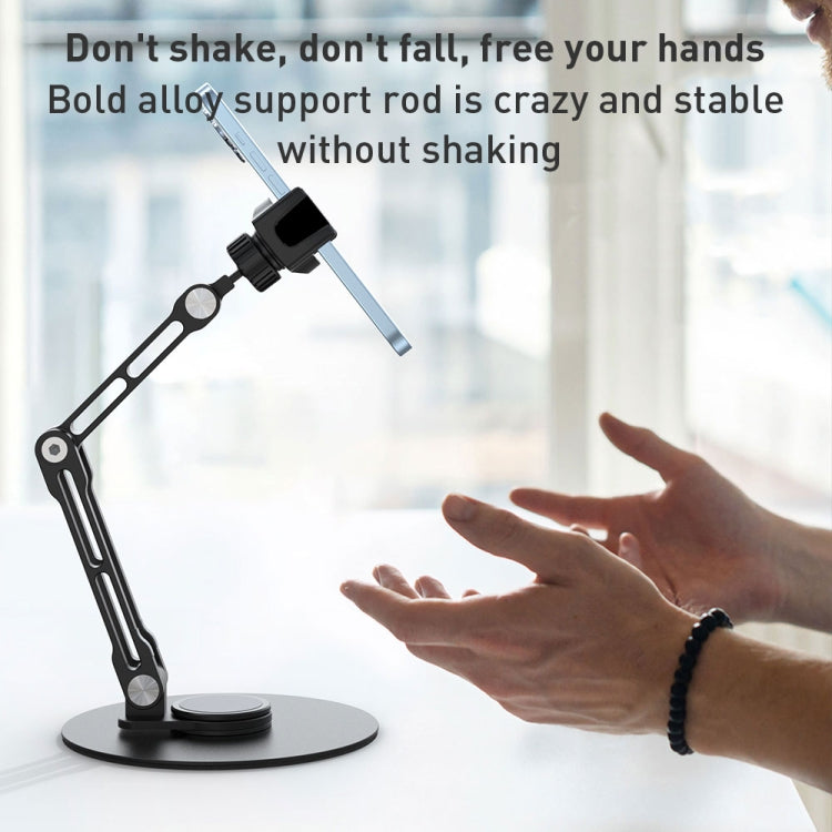 R-JUST HZ42 Clip Type Disc Rotating Phone Desktop Stand(Black) - free shipping - PMC TechLife - Order now!