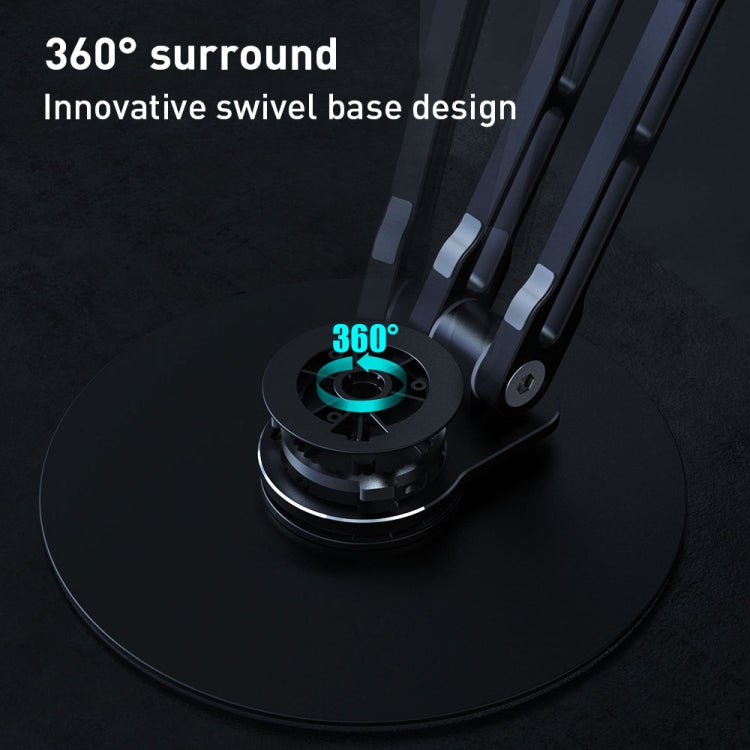 R-JUST HZ43 Cooling Rotating Live Phone Holder(Silver) - free shipping - PMC TechLife - Order now!
