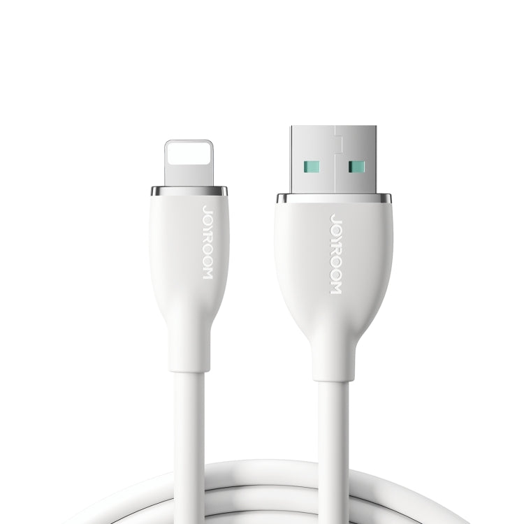 JOYROOM SA29-AL3 3A USB to 8 Pin Liquid Silicone Fast Charging Data Cable, Length: 1.2m(White) - Normal Style Cable by JOYROOM | Online Shopping South Africa | PMC Jewellery