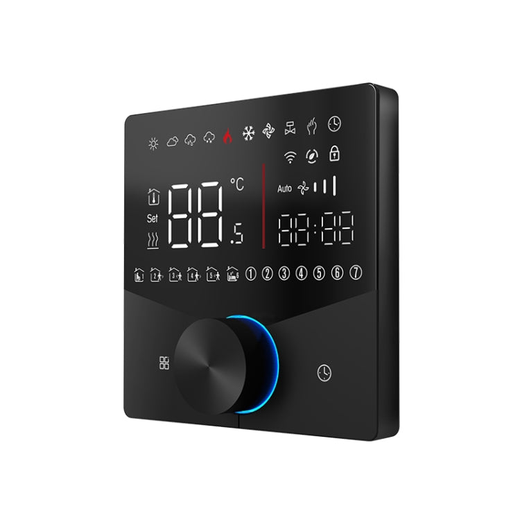 BHT-009GBLW Electric Heating WiFi Smart Home LED Thermostat(Black) - Thermostat & Thermometer by PMC Jewellery | Online Shopping South Africa | PMC Jewellery