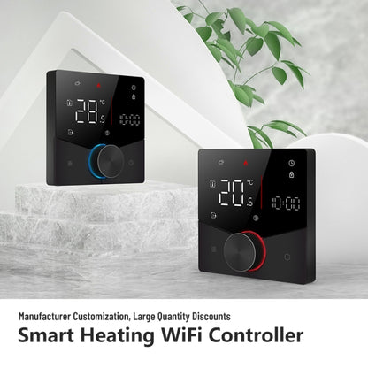 BHT-009GBLW Electric Heating WiFi Smart Home LED Thermostat(Black) - Thermostat & Thermometer by PMC Jewellery | Online Shopping South Africa | PMC Jewellery