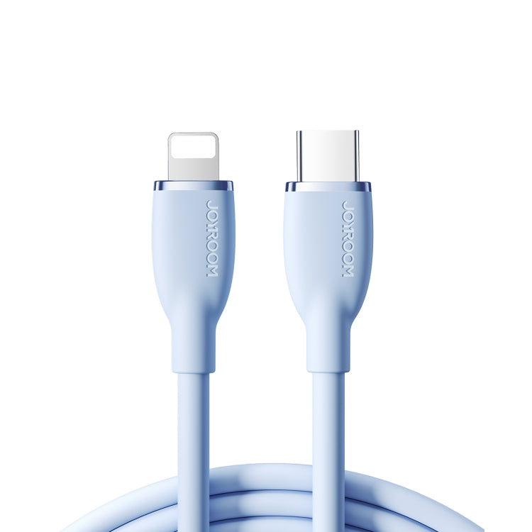 JOYRO0M SA29-CL3 30W USB-C/Type-C to 8 Pin Liquid Silicone Fast Charging Data Cable, Length: 2m(Blue) - 2 in 1 Cable by JOYROOM | Online Shopping South Africa | PMC Jewellery