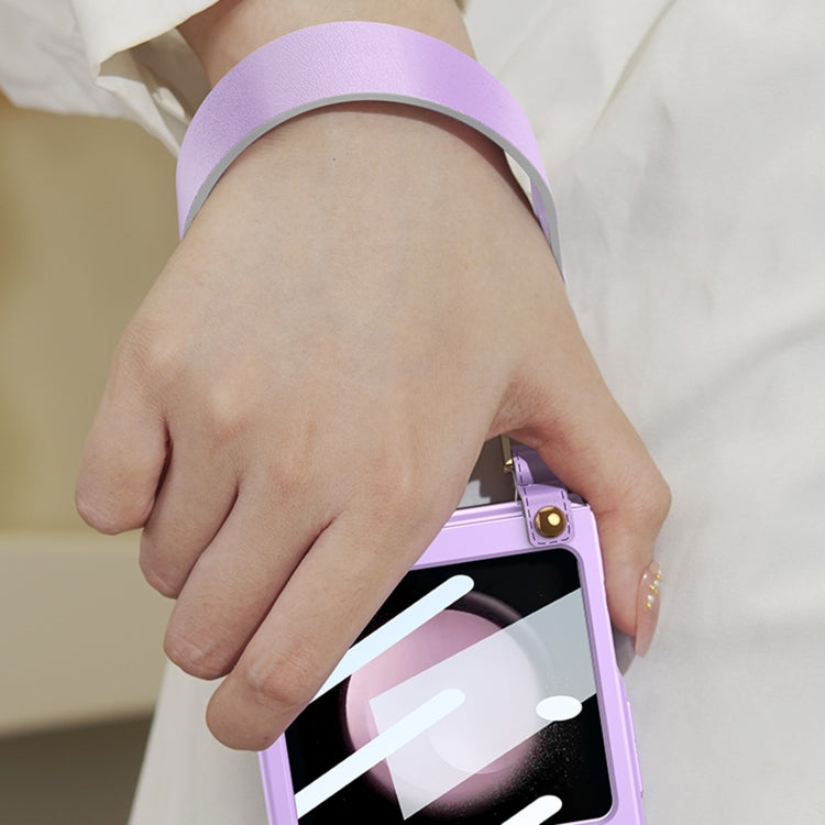 For Samsung Galaxy Z Flip5 GKK Ultra-thin Handbag Phone Case(Purple) - Galaxy Z Flip5 Cases by GKK | Online Shopping South Africa | PMC TechLife | Buy Now Pay Later Mobicred