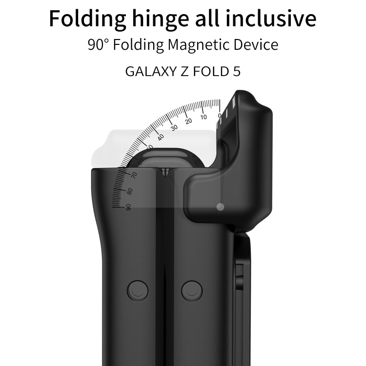 For Samsung Galaxy Z Fold5 GKK Integrated Folding Armored Shell PC Phone Case(Silver) - Galaxy Z Fold5 Cases by GKK | Online Shopping South Africa | PMC Jewellery