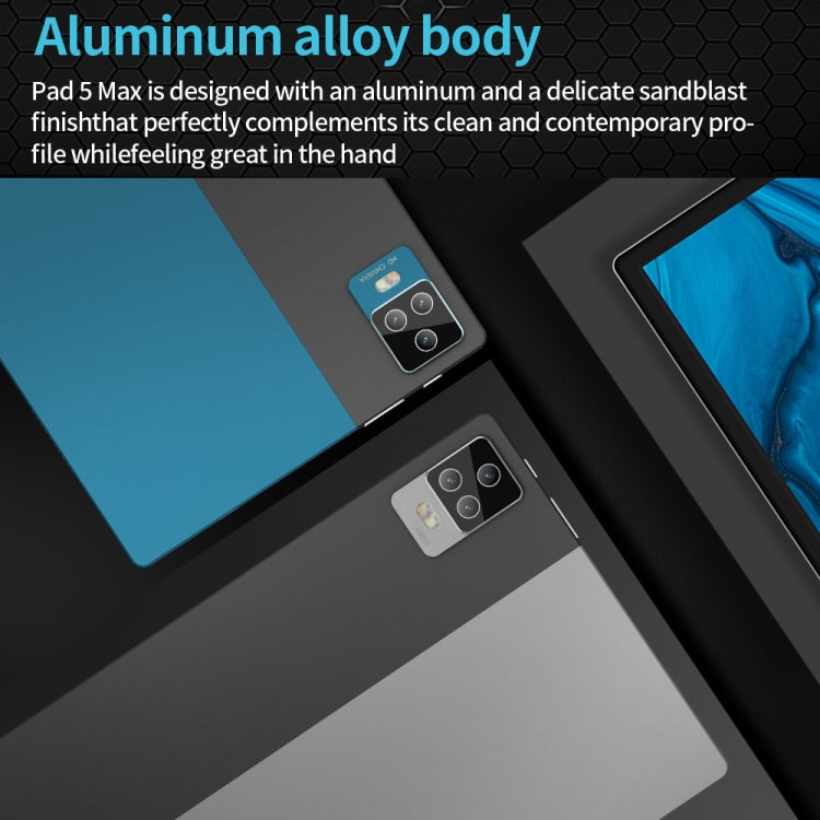 BDF P70 4G LTE Tablet PC 10.1 inch, 8GB+128GB, Android 11 MTK6755 Octa Core, Support Dual SIM, EU Plug(Silver) - free shipping - PMC TechLife - Order now!