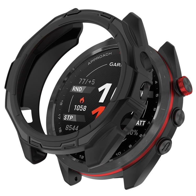Compatible with Garmin Approach S70 47mm Armor Hollow Watch Protective Case(Black) - free shipping - PMC TechLife - Order now!