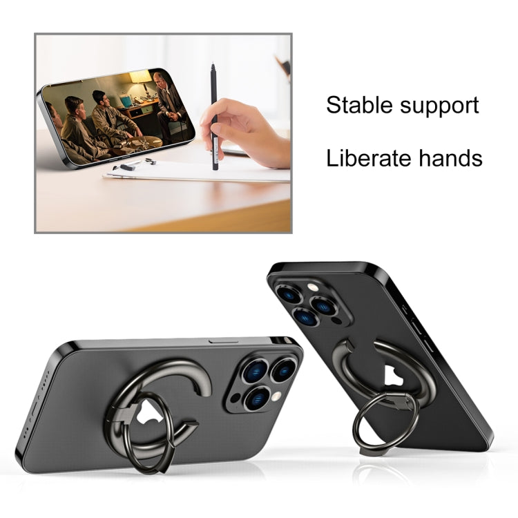 Electroplated Metal Magnetic Ring Holder(Rose Gold) - free shipping - PMC TechLife - Order now!