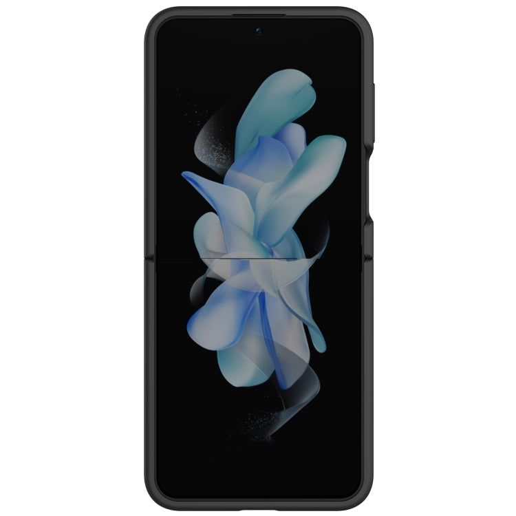 For Samsung Galaxy Z Flip5 NILLKIN Skin Feel Liquid Silicone Phone Case With Finger Strap(Black) - free shipping - PMC TechLife - Order now!