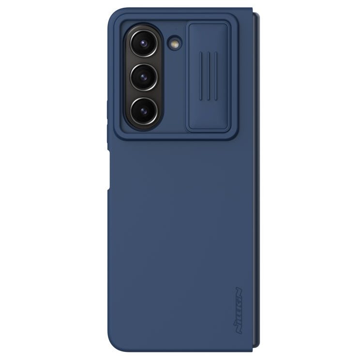 For Samsung Galaxy Z Fold5 NILLKIN CamShield Liquid Silicone + PC Full Coverage Phone Case(Blue) - Galaxy Z Fold5 Cases by NILLKIN | Online Shopping South Africa | PMC Jewellery