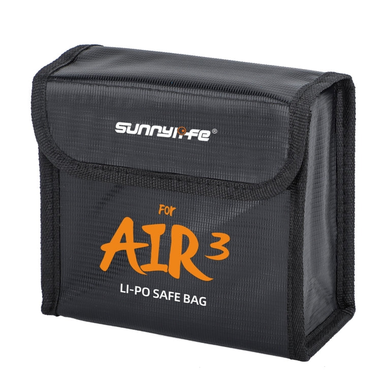 For DJI Air 3 Sunnylife Battery Explosion-proof Safe Bag Protective Li-Po Safe Bag For 3pcs Batteries - Carry Cases & Bags by Sunnylife | Online Shopping South Africa | PMC TechLife | Buy Now Pay Later Mobicred
