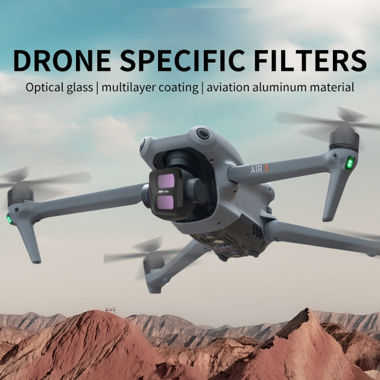 For DJI Air 3 JSR KB Series Drone Lens Filter, Filter:ND8PL - Lens Filter by JSR | Online Shopping South Africa | PMC TechLife | Buy Now Pay Later Mobicred