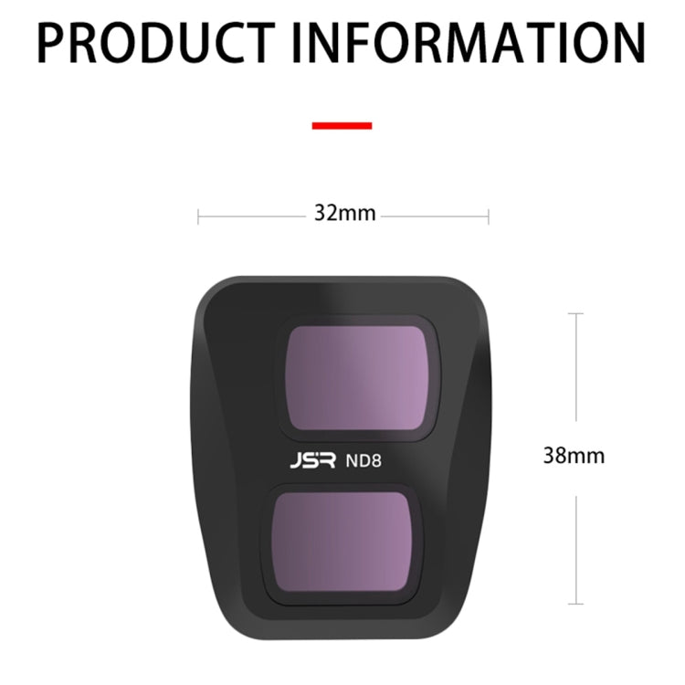 For DJI Air 3 JSR KB Series Drone Lens Filter, Filter:ND8PL - Mavic Lens Filter by JSR | Online Shopping South Africa | PMC Jewellery