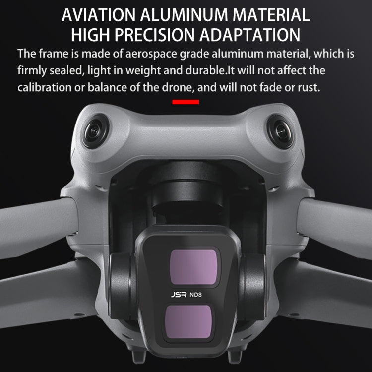 For DJI Air 3 JSR KB Series Drone Lens Filter, Filter:ND256 - Mavic Lens Filter by JSR | Online Shopping South Africa | PMC TechLife