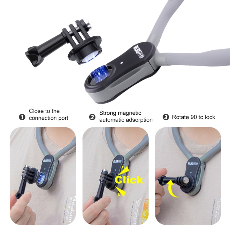 RUIGPRO Lazy Neck Bracket POV View Mount With J-Hook Buckle - Holder by RUIGPRO | Online Shopping South Africa | PMC Jewellery