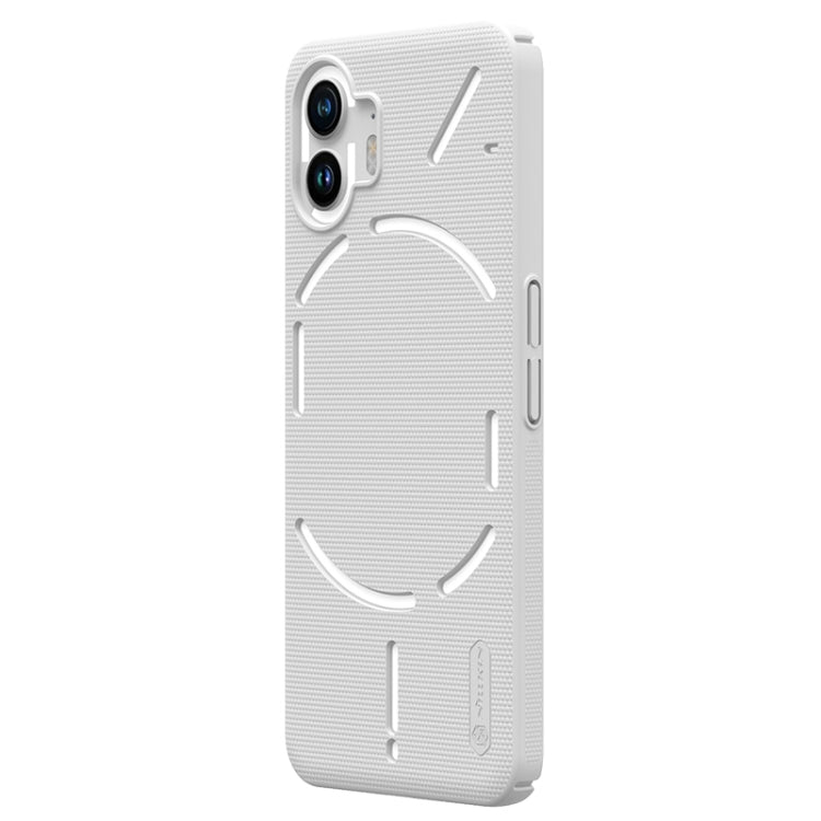 For Nothing Phone 2 NILLKIN Frosted Shield Phone Protective Case(White) - More Brand by NILLKIN | Online Shopping South Africa | PMC Jewellery