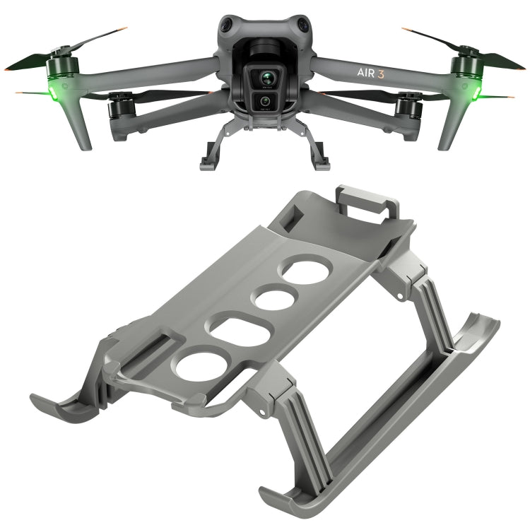 For DJI Air 3 STARTRC Folding Anti-fall Anti-dirt Heightened Landing Gear Training Rack(Grey) - Holder Series by STARTRC | Online Shopping South Africa | PMC TechLife