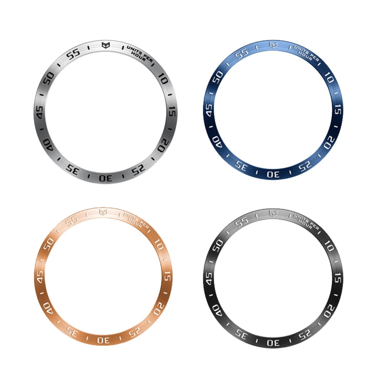 For Samsung Galaxy Watch6 Classic 47mm A Style Smart Watch Steel Ring Protective Frame(Silver) - Watch Cases by PMC TechLife | Online Shopping South Africa | PMC TechLife
