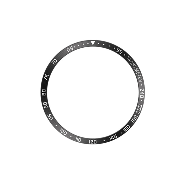 For Samsung Galaxy Watch6 Classic 47mm E Style Smart Watch Steel Ring Protective Frame(Black) - Watch Cases by PMC TechLife | Online Shopping South Africa | PMC TechLife