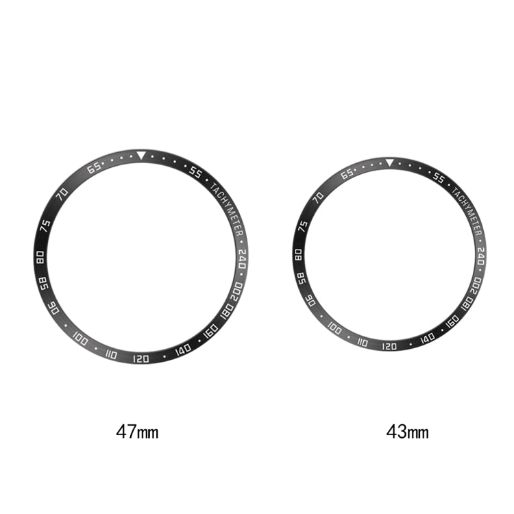 For Samsung Galaxy Watch6 Classic 43mm E Style Smart Watch Steel Ring Protective Frame(Silver) - Watch Cases by PMC TechLife | Online Shopping South Africa | PMC TechLife
