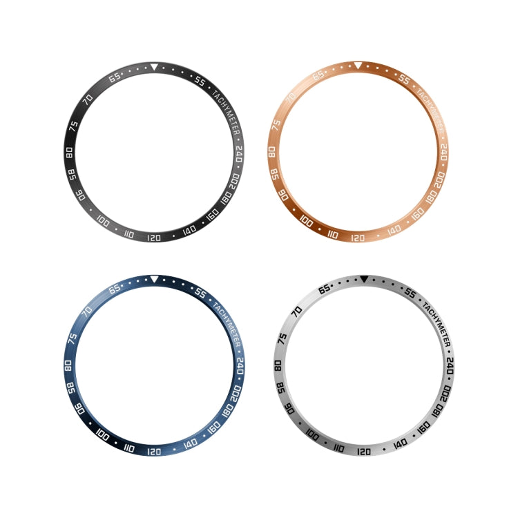 For Samsung Galaxy Watch6 Classic 43mm E Style Smart Watch Steel Ring Protective Frame(Rose Gold) - Watch Cases by PMC TechLife | Online Shopping South Africa | PMC TechLife