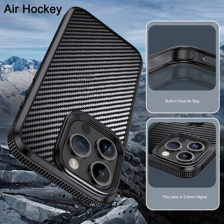 For iPhone 15 Plus iPAKY MG Series Carbon Fiber PC + TPU Protective Phone Case(Black) - iPhone 15 Plus Cases by iPAKY | Online Shopping South Africa | PMC TechLife | Buy Now Pay Later Mobicred