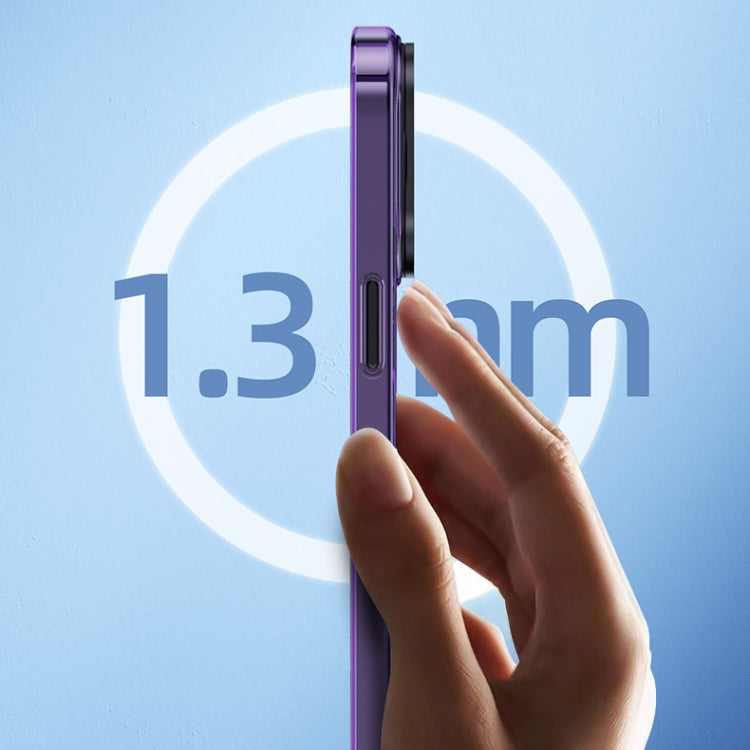 For iPhone 13 MagSafe Magnetic Invisible Holder Transparent Phone Case(Blue) - free shipping - PMC TechLife - Order now!