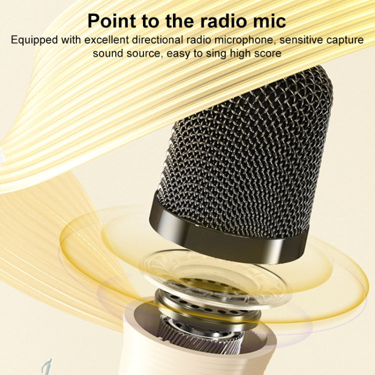 WK D43 Mini Karaoke Bluetooth Speaker(Beige) - Microphone by WK | Online Shopping South Africa | PMC Jewellery