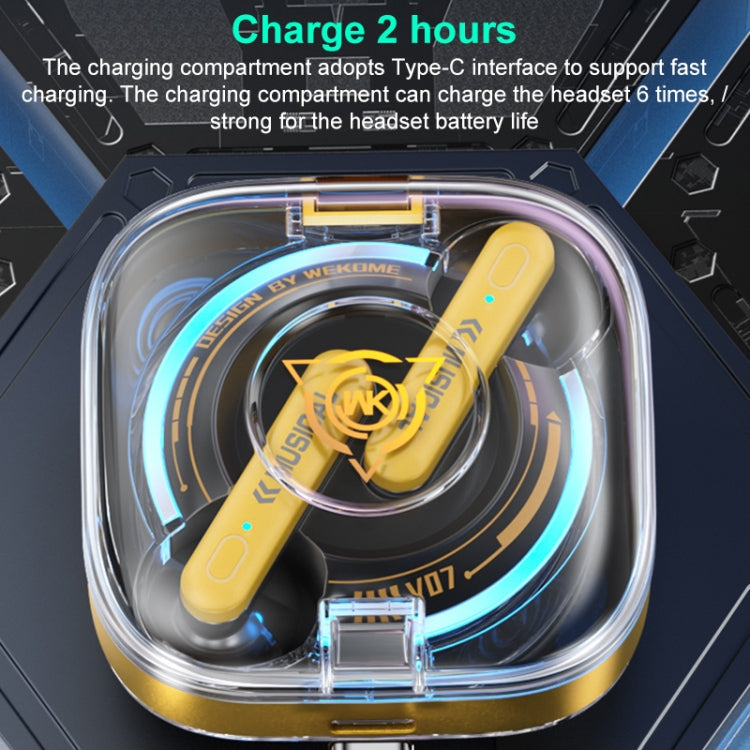 WK V07 Vanguard Series Starshards Wireless Bluetooth Earphone(Black) - Bluetooth Earphone by WK | Online Shopping South Africa | PMC TechLife | Buy Now Pay Later Mobicred