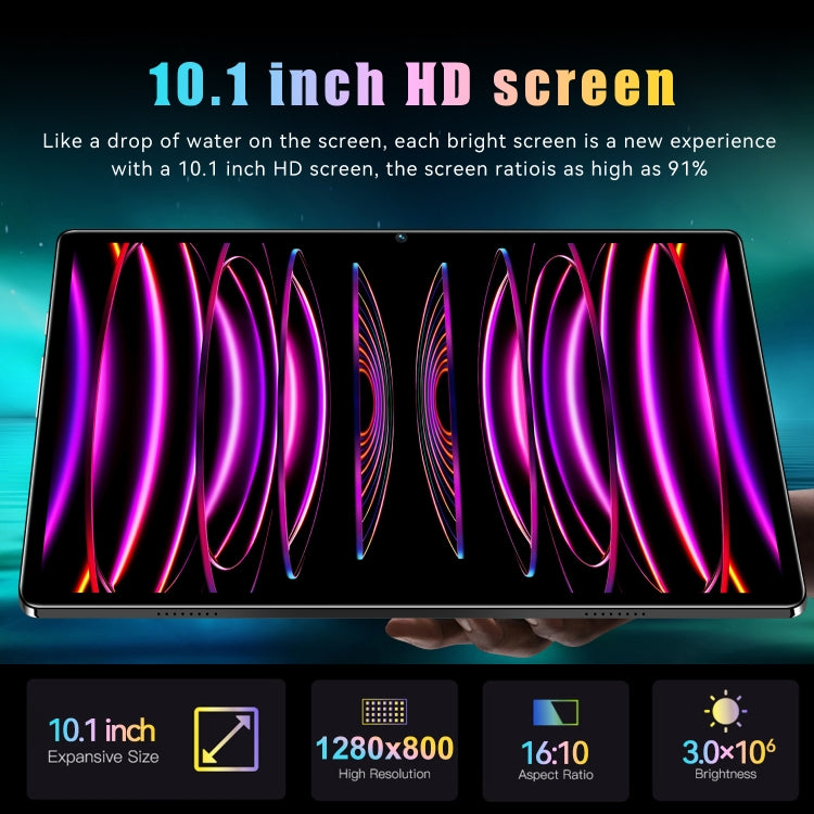 Pad 6 Pro 10.1 inch 3G Tablet PC, 2GB+32GB, Android 7.0 MTK6735 Octa Core, Support Dual SIM, WiFi, Bluetooth, GPS(Green) - 10.1 inch by PMC TechLife | Online Shopping South Africa | PMC TechLife
