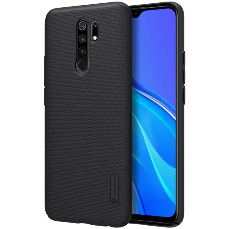 For Xiaomi Redmi 9 NILLKIN Frosted Concave-convex Texture PC Protective Case(Black) - Xiaomi Cases by NILLKIN | Online Shopping South Africa | PMC Jewellery