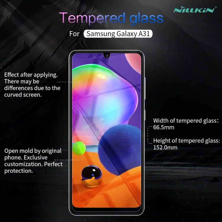 For Samsung Galaxy A31 NILLKIN 0.33mm 9H Amazing H Explosion-proof Tempered Glass Film - Galaxy Tempered Glass by NILLKIN | Online Shopping South Africa | PMC Jewellery