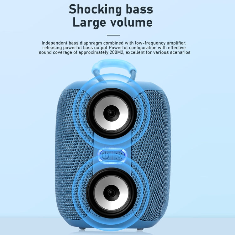 T&G TG-658 Outdoor USB High Power 8W Heavy Bass Wireless Bluetooth Speaker(Red) - Mini Speaker by T&G | Online Shopping South Africa | PMC TechLife | Buy Now Pay Later Mobicred