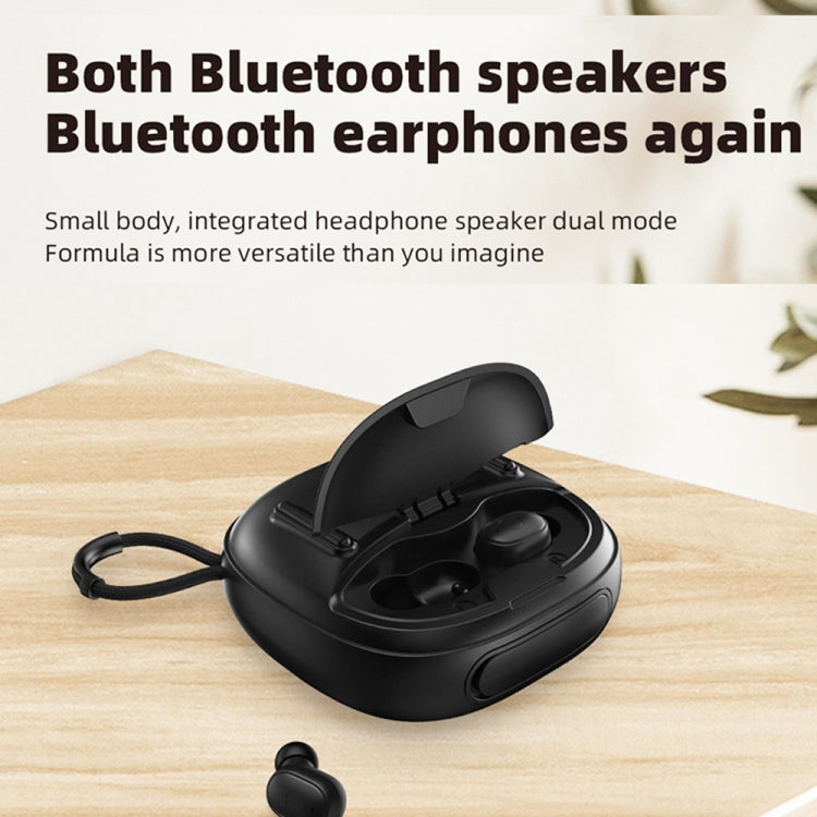 T&G TG-813 2 in 1 TWS Bluetooth Speaker Earphone with Charging Box(Blue) - Mini Speaker by T&G | Online Shopping South Africa | PMC TechLife | Buy Now Pay Later Mobicred