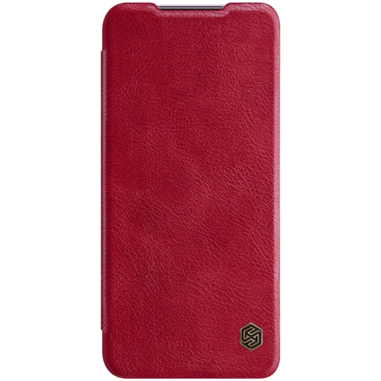 For Xiaomi Redmi 10X Pro 5G NILLKIN QIN Series Crazy Horse Texture Horizontal Flip Leather Case with Card Slot(Red) - Xiaomi Cases by NILLKIN | Online Shopping South Africa | PMC Jewellery