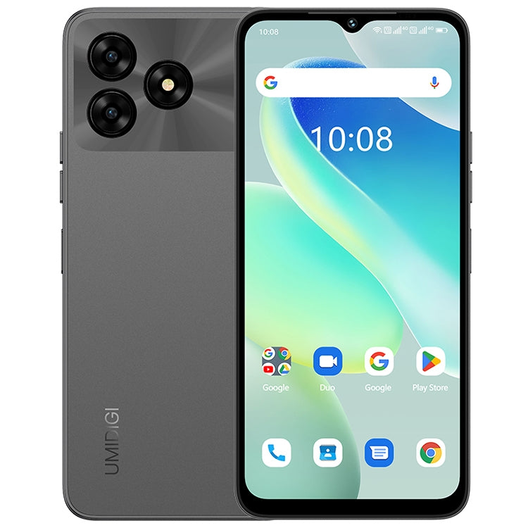 [HK Warehouse] UMIDIGI G5, 8GB+128GB, Face ID & Side Fingerprint Identification, 6.6 inch Android 13 Unisoc T606 Octa Core, Network: 4G(Space Gray) - UMIDIGI by UMIDIGI | Online Shopping South Africa | PMC Jewellery