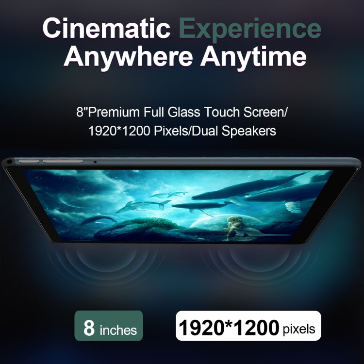 BDF P8 3G Phone Call Tablet PC 8.0 inch, 4GB+64GB, Android 10.0 MTK8321 Octa Core, Support Dual SIM, EU Plug(Gold) - free shipping - PMC TechLife - Order now!