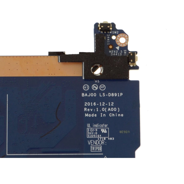 For Dell Latitude 12 5285 Power Switch Small Board - Dell Spare Parts by PMC Jewellery | Online Shopping South Africa | PMC Jewellery