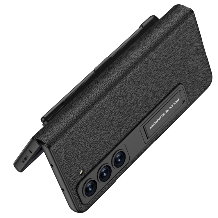 For Samsung Galaxy Z Fold5 GKK Flip Leather All-Inclusive Phone Case with Pen Holder(Silver) - free shipping - PMC TechLife - Order now!