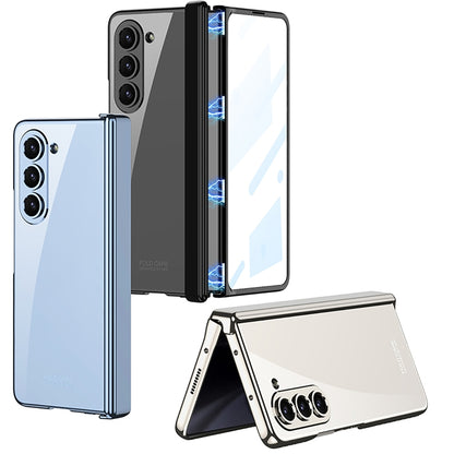 For Samsung Galaxy Z Fold5 GKK Integrated Magnetic Phantom Hinge Folding Phone Case(White) - Galaxy Z Fold5 Cases by GKK | Online Shopping South Africa | PMC Jewellery